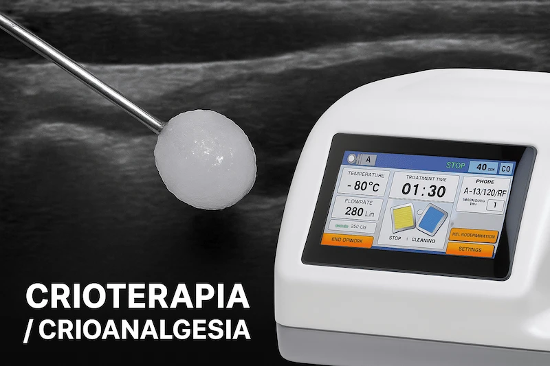 Tratamiento de crioterapia o crioanalgesia